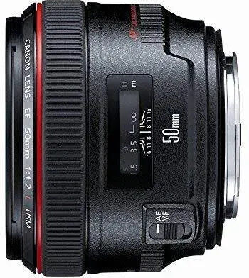 Canon EF 50mm f/1.2L USM Lens (Black), Used - Very Good