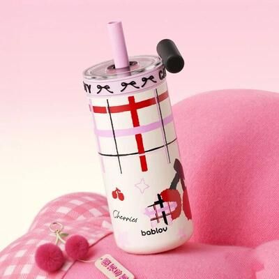 Uplifted Goods Universal Dual Layer Hybrid Infusion Tumbler pink 18.6 Oz.