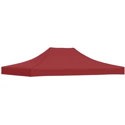vidaXL Partyzelt-Dach 4x3 m Burgunderrot 270 g/m2