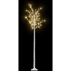 vidaXL Weihnachtsbaum 200 LEDs 2,2 m Warmweiß Indoor Outdoor