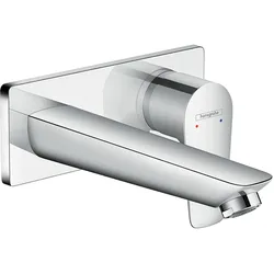 hansgrohe Talis E Einhebel-Waschtischmischer Unterputz, Wandmontage, unverschließbares Siebventil, Ausladung 165mm, 71732000
