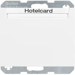 Berker Relais-Schalter Hotelcard polarweiß glänzend 16417119