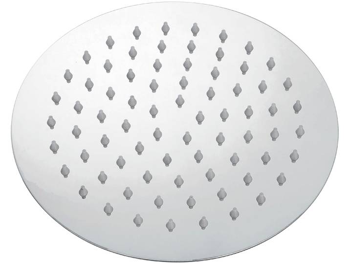 Kopfbrause MARWELL, silber (silberfarben), B:20cm T:0,16cm, Duschköpfe, Kopfbrause, Regenduschkopf mit Anti-Kalk-Düsen