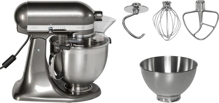 KitchenAid Artisan 5KSM185, silbergrau, 4,8 l