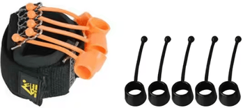 Inspire Picks Adjustable Silicone Hand Grip Strengthener And Finger Exerciser For Wrist And Forearm Training 75lb (parts 60lb )