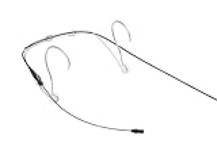 Shure DuraPlex DH5B/O-MTQG Microphone omnidirectionnel pour Casque, connecteur MTQG - Noir