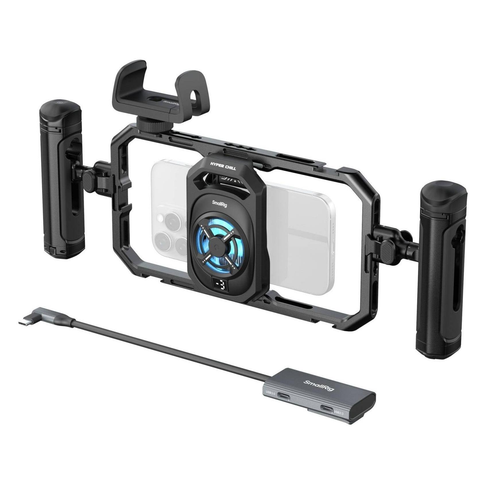 SmallRig All-in-One Thermal Phone Cage Kit, Detailfarbe: Schwarz (Cage) (5276)