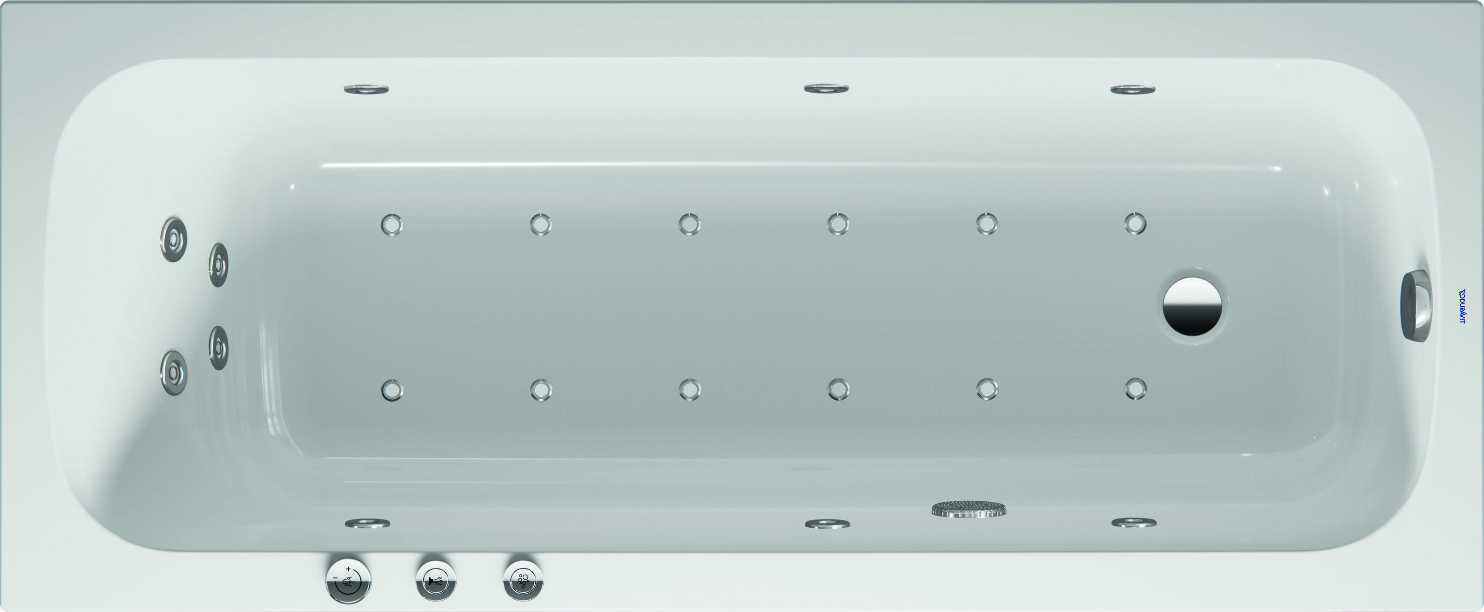 DURAVIT 760611000CP1000 Qatego WiWa Rk Cb.Sys. P 1700x700