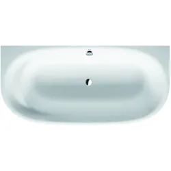 Duravit Badewanne „Cape Cod“ vorwand oval 1900 × 900 mm, mittig in Weiß (matt)