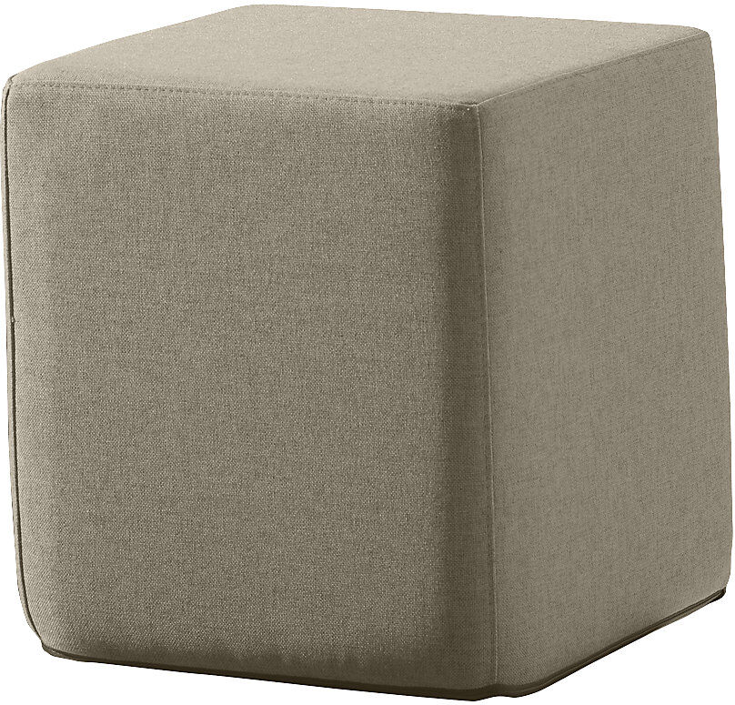 kaiserkraft Sitzwürfel SITTING, HxBxT 420 x 400 x 400 mm, beige