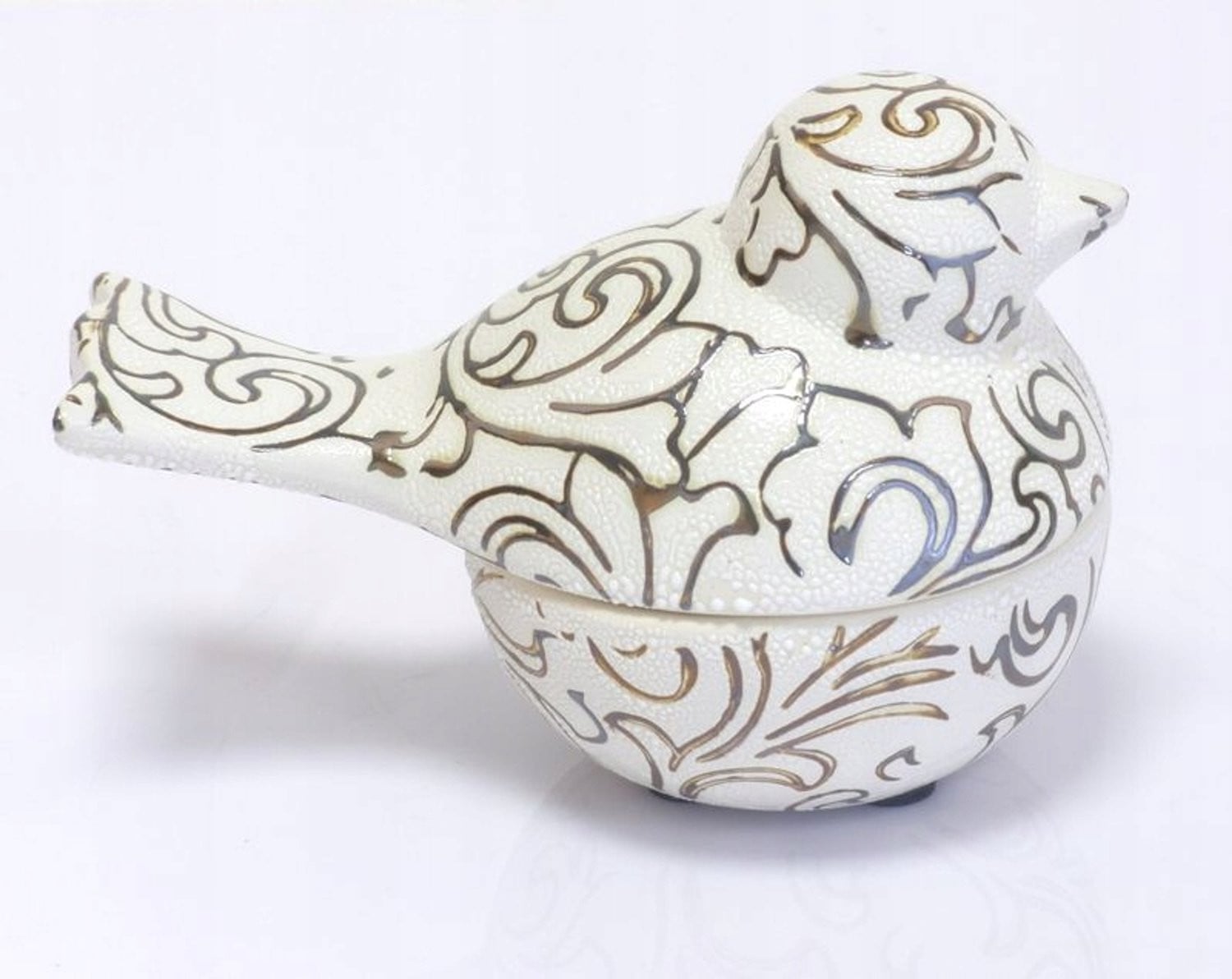 Merkloos Keramiek Vogel Doosje - Decoratief Sierobject voor op tafel