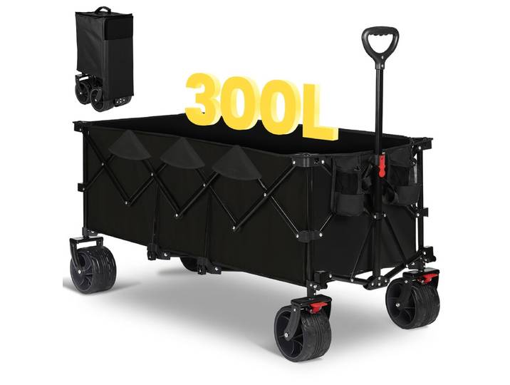 Sekey 48 inch lange inklapbare opvouwbare verlengde bolderkar met laadvermogen van 200 kg
