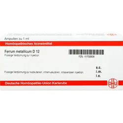 Ferrum Metallicum D12 Ampullen 8 ML