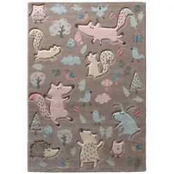 Sigikid Kinderteppich Forest SK-21965-070 taupe 120x170