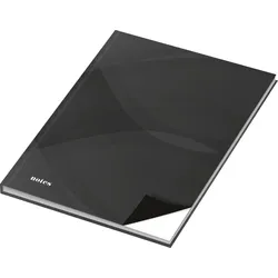 RNK Notizbuch 'notes carbon black' A5 blanko 96 Blatt