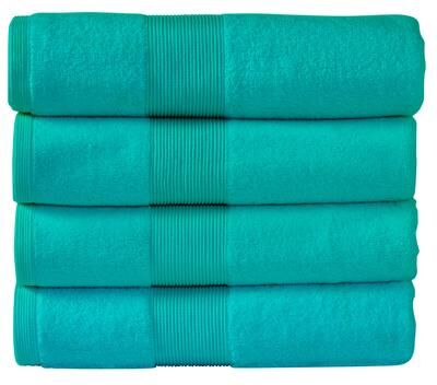 Fabstyles Soft Absorbent Bath Towel, 27 x 54 Inches, Set of 4