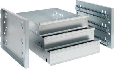 Schäfer Shop Genius Schubladenblock EcoSchub für FS Putzmittel- und Materialschränke, 3 Schubladen, B 445 x T 490 x H 300 mm