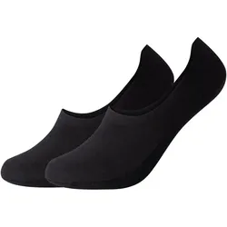 2er Pack camano Comfort Laser-Cut Füßlinge 0005 - black 35-38