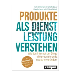 Produkte als Dienstleistung verstehen, Fachbücher von Felix Wortmann, Claudio Lamprecht, Heiko Gebauer, Elgar Fleisch