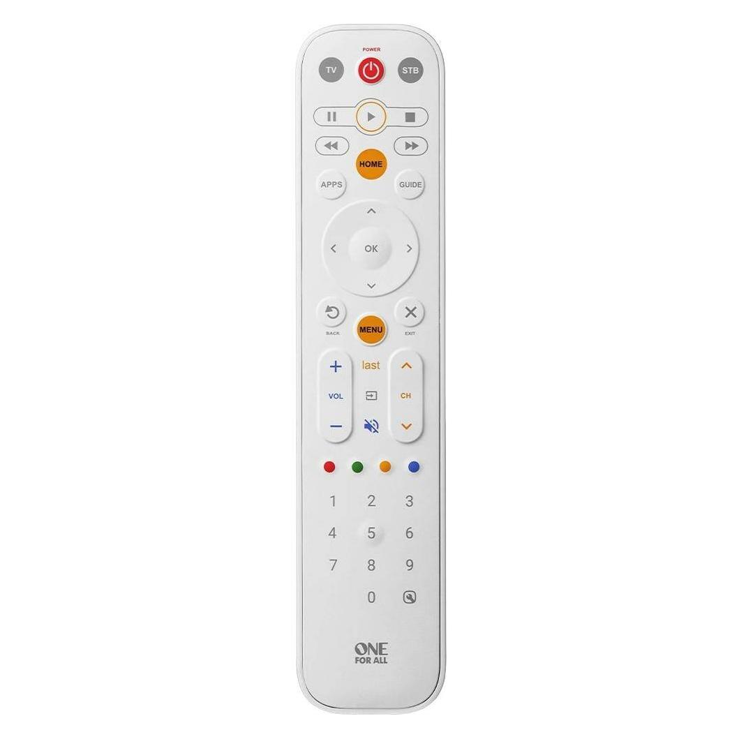One for All 1 Fernbedienung für 2 Endgeräte, IPX6 URC9290 (Universal Fernbedienung, Infrarot) (URC 9290)