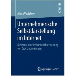 Unternehmerische Selbstdarstellung im Internet, Fachbücher von Alena Voelzkow