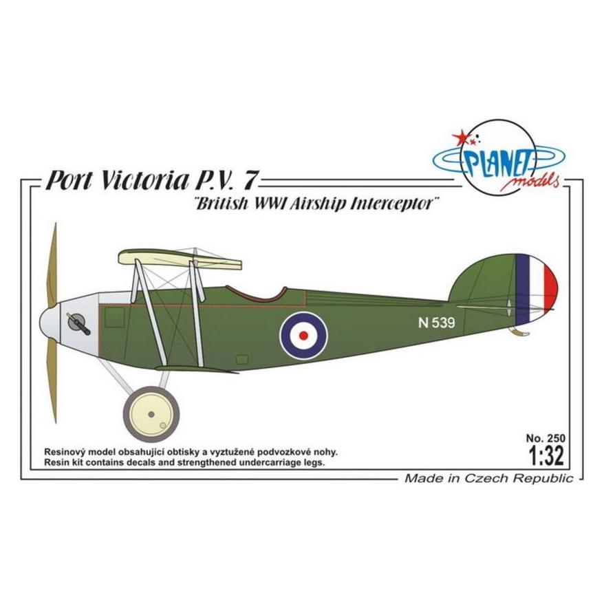 Planet Models Port Victoria P.V.7 British WWI Airs.In. (129-PLT250)