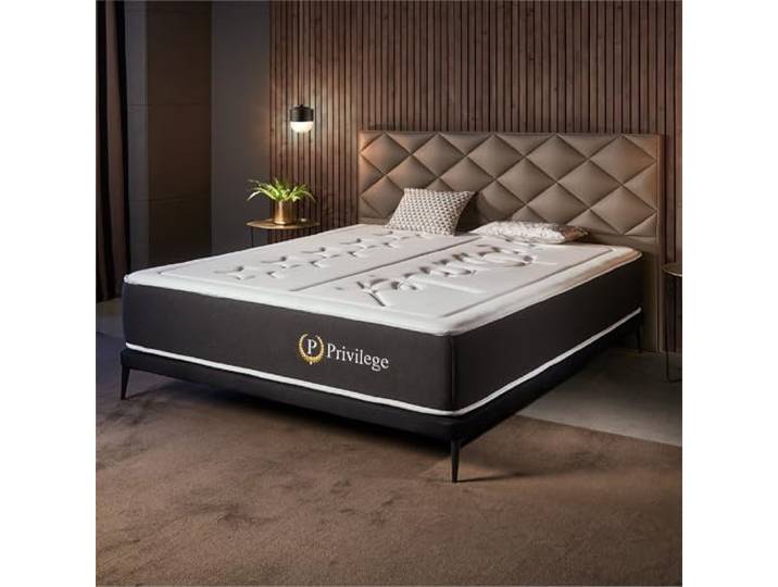Naturalex - Privilege - Matratze 180x200 cm Taschenfederkernmatratze - 180x200 H3/H4 - Matratze 180x200 - Öko-tex Zertifiziert - Latex Blue 7 Zonen