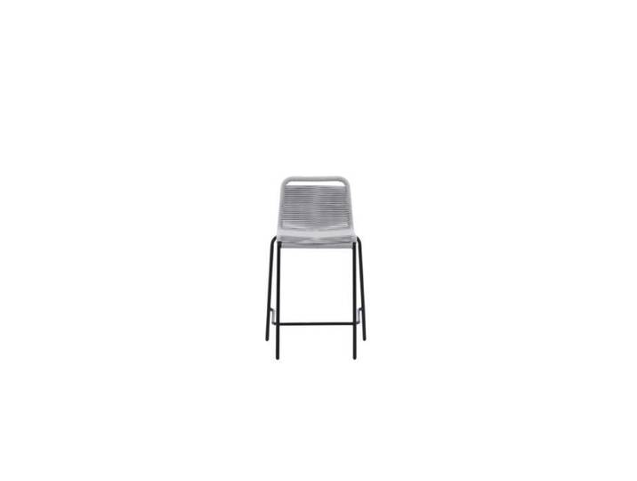 Lindos jardin tabouret de bar empilable gris clair.