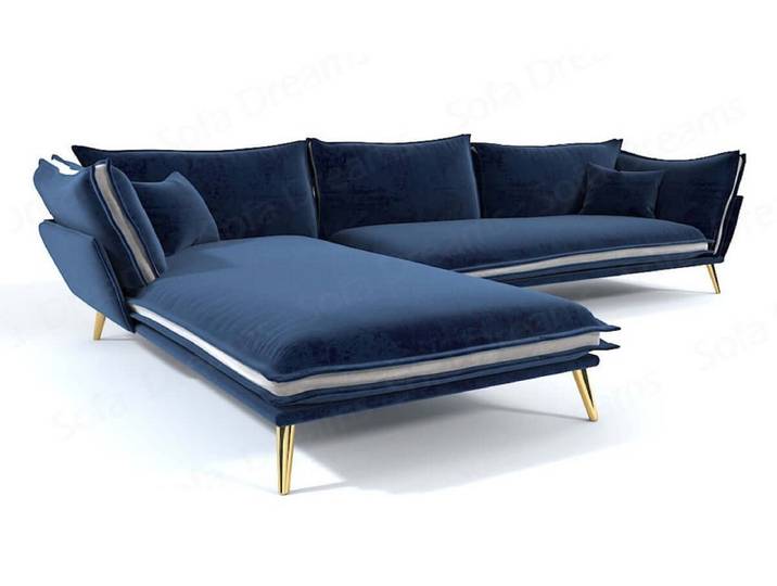 Stoff Ecksofa Lobos L-Form