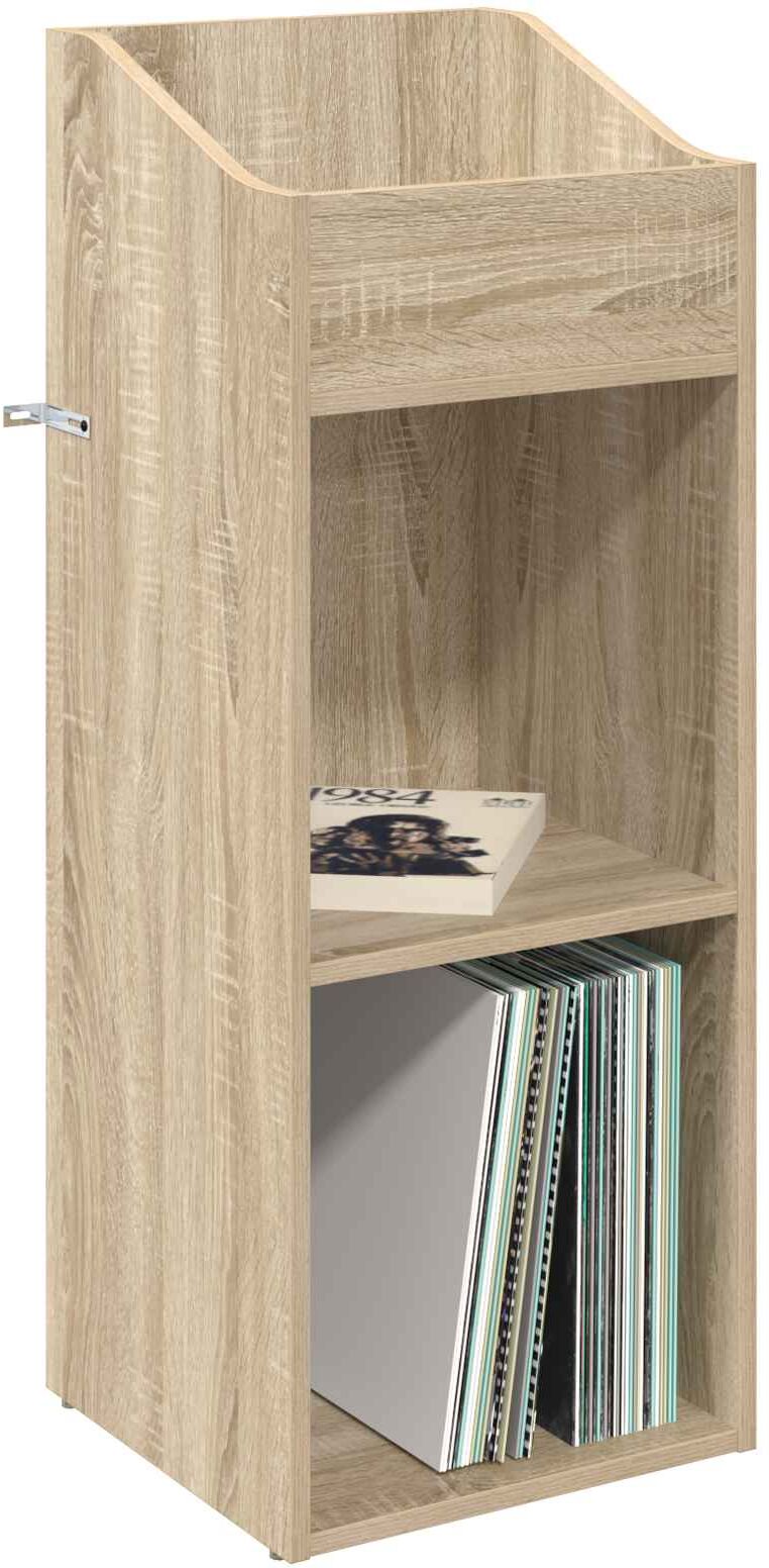 vidaXL Meuble à vinyles Chêne Sonoma 36 x 36 x 95,5 cm