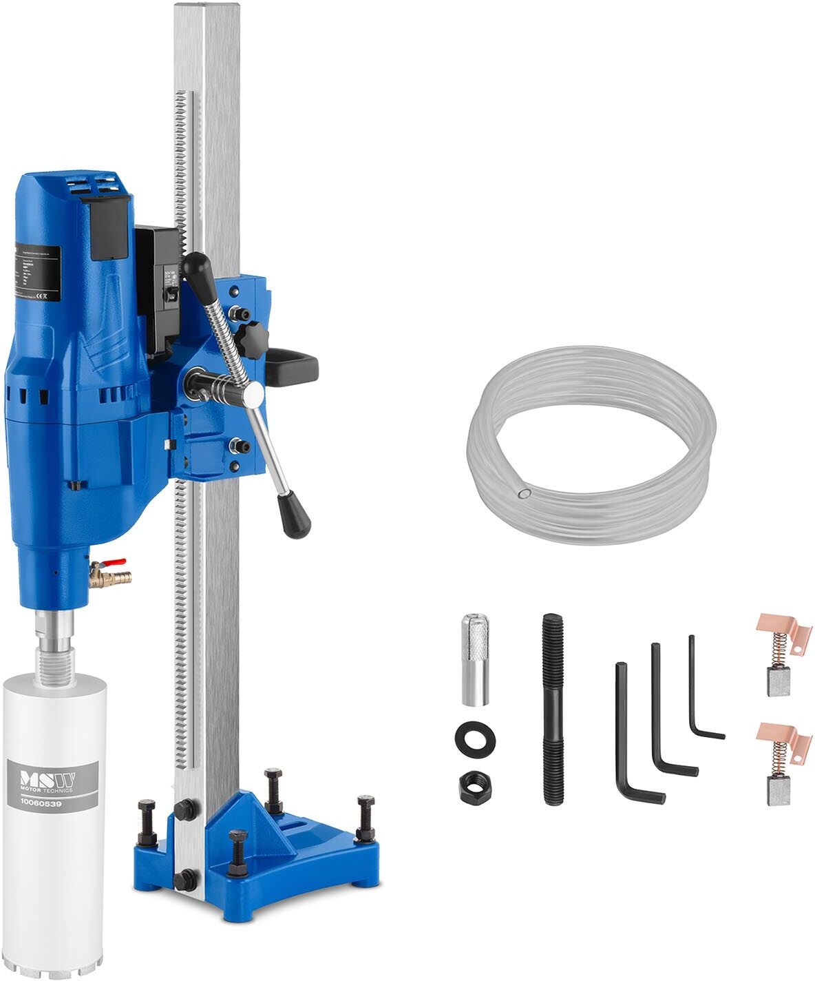 MSW Carotteuse diamant - 3 250 watts - 580 tr/min - diamètre de perçage max. 230 mm MSW-DDM230