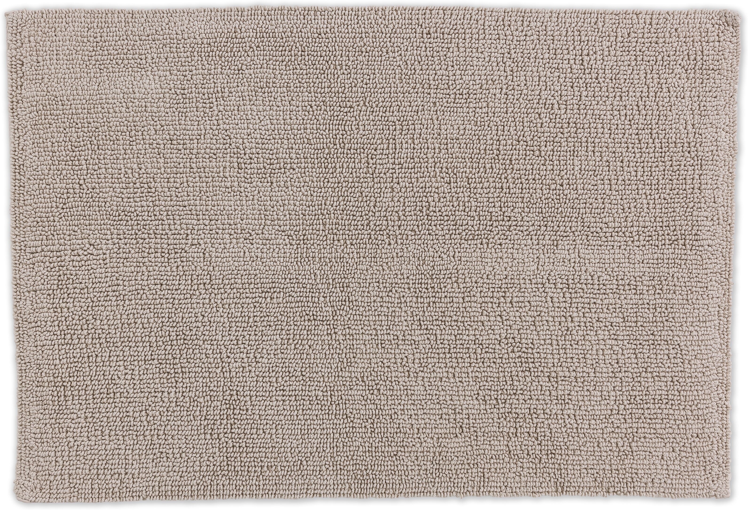 Badematte "Bahamas Uni" Gr. 2, beige, H:30mm, Baumwolle, SCHÖNER WOHNEN-KOLLEKTION, Badematten, Badematte, beidseitig verwendbar