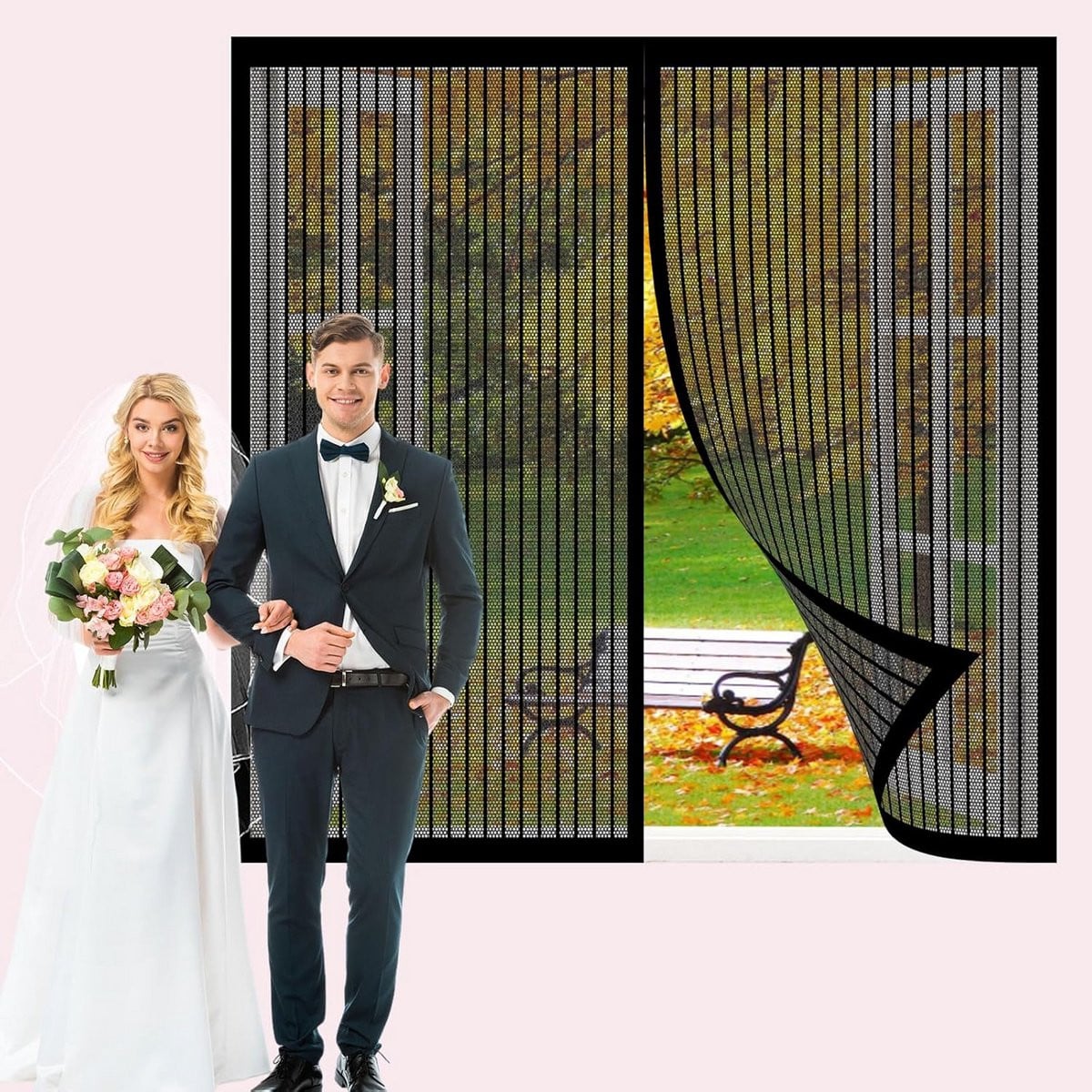 Magnetisch hor voor raamkozijn en deur - insectenwerend en tochtvrij