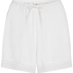 O'NEILL Essentials Embroidery Shorts Damen | Gr. XL | weiß - weiß