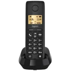 Gigaset DECT PURE 100, Telefon, Schwarz