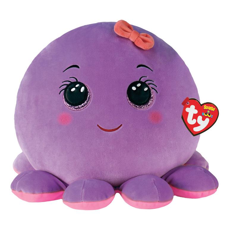 Ty Squish a Boo Octavia Purple Octopus 20cm (20 cm) (TY39242)