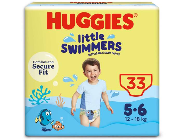 Huggies Little Swimmers - zwemluiers - maat 5/6 - (12 tot 18 kg) - voordeelverpakking - 33 stuks