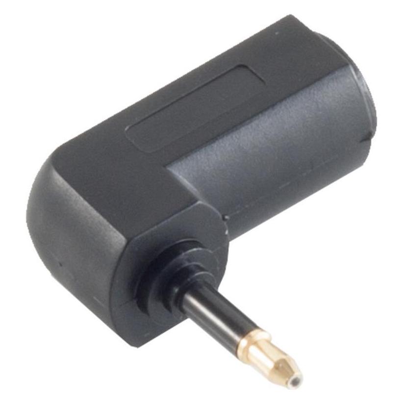 Shiverpeaks S/CONN maximum connectivity Winkel-Adapter, Toslink-Buchse auf 3,5mm Opti-Stecker, gold tip (Winkeladapter) (69051)