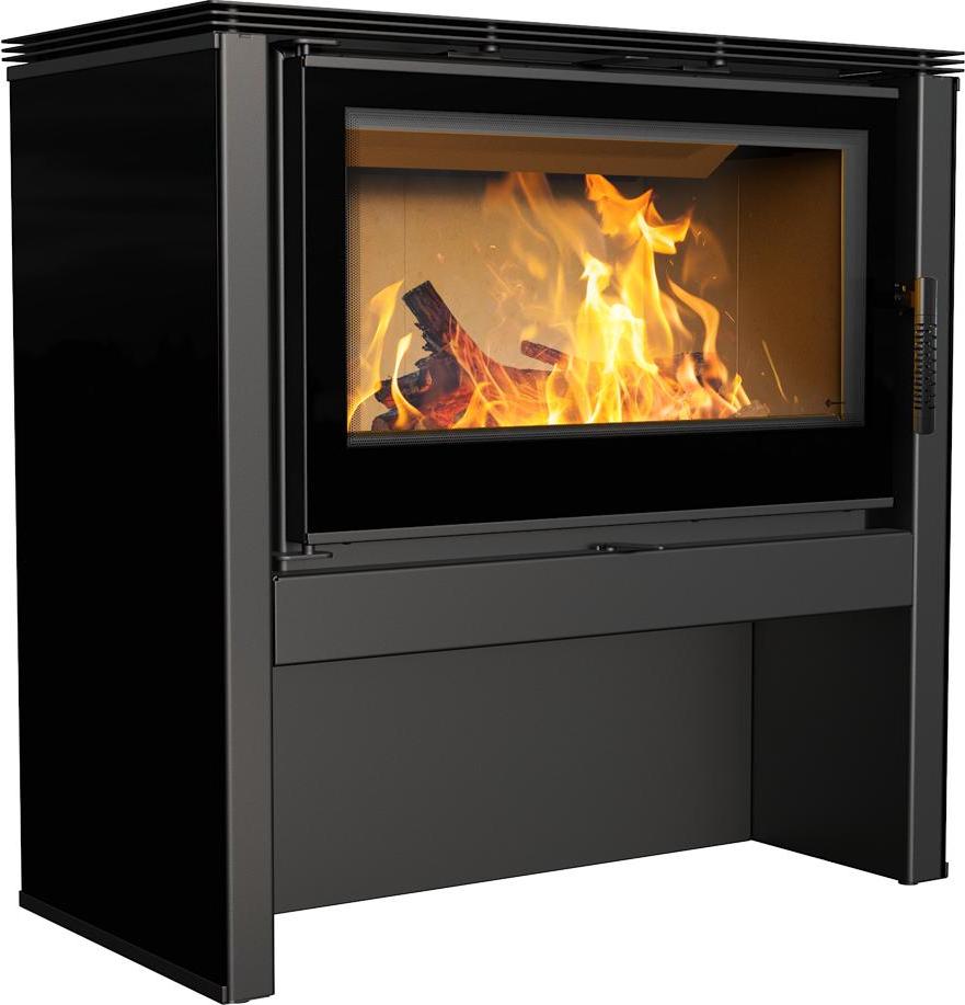 Freistehender Kaminofen KRATKI JUNO 8 kW Ø160 Ökodesign Rohrset