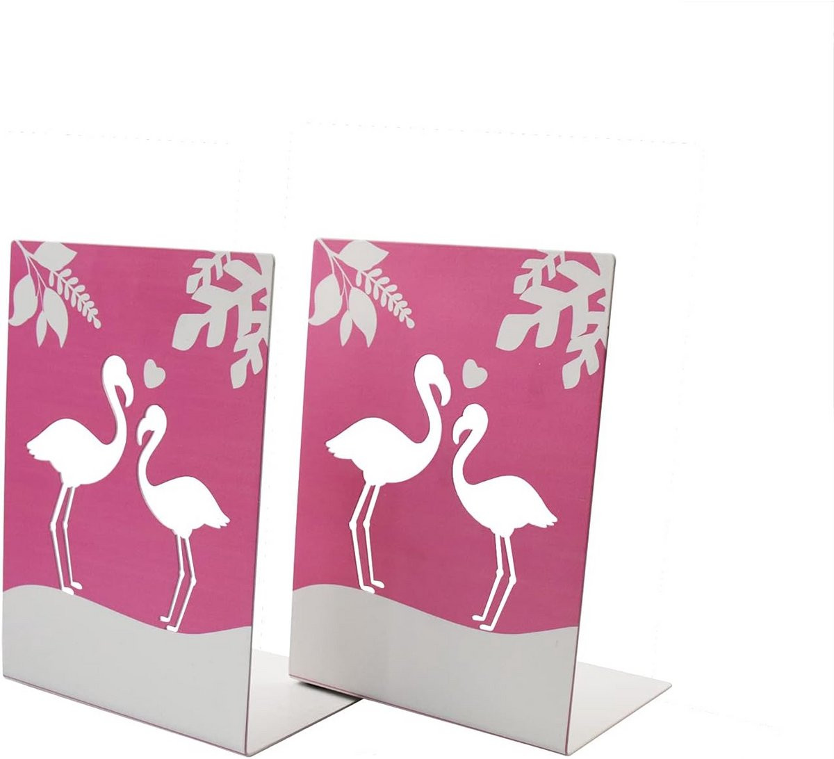 Decoratieve Metalen Boeksteunen met Antislipvoet voor Kinderkamer en Bureau