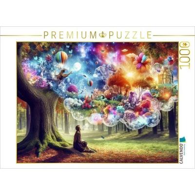 CALVENDO Puzzle Der Mut eines Helden beginnt im Herzen. | 1000 Teile Lege-Größe 64x48cm Foto-Puzzle für glückliche Stunden