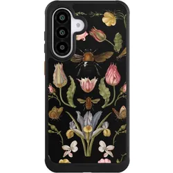Nivocase Hülle für Samsung Galaxy A56 5G Handyhülle NIVOcore Case Schwarz Biene Blumenkranz Blüte (Samsung Galaxy A56 5G), Smartphone Hülle, Schwarz
