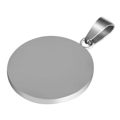 Kettenanhänger ADELIA´S "Anhänger aus Edelstahl", silber, Schmuckanhänger, Damen, Edelstahl, Kettenanhänger, Zum Verschenken – ideal zum Jubiläum