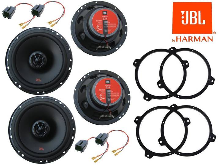 DSX JBL Audio Boxen Set für BMW 3er E46 Coupe Frontlautsprecher Heckablage Auto-Lautsprecher (80 W)