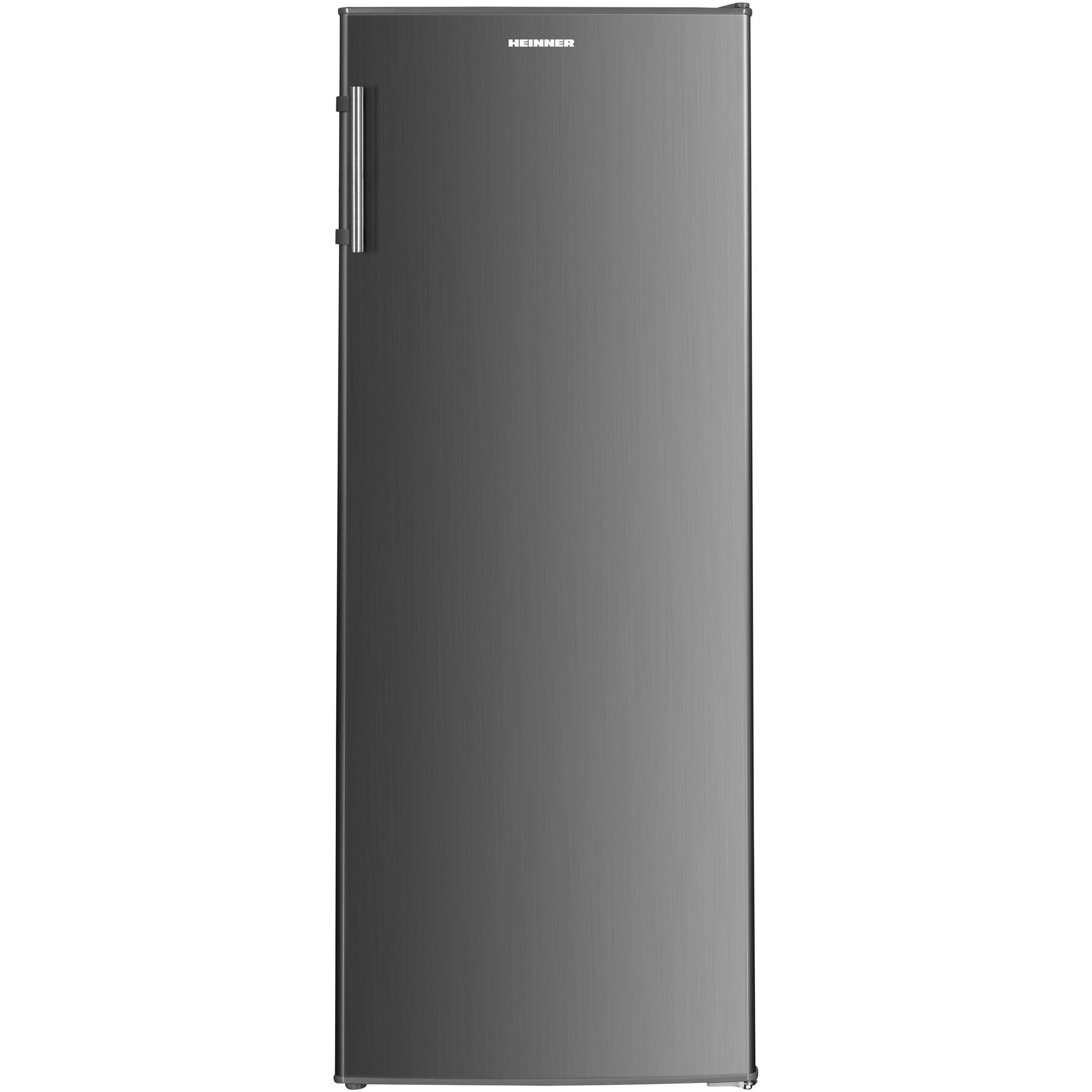 Heinner HF-HM242XE++ Kühlschrank 242 L, , 4 Glasablagen, Edelstahl