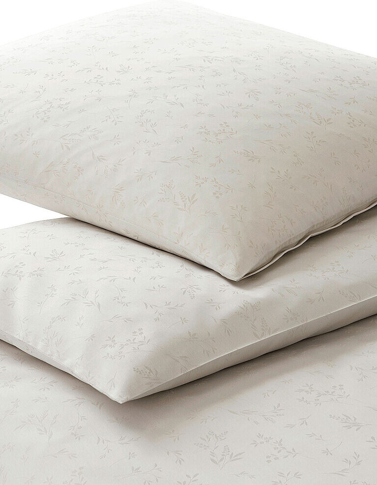 ELEGANTE Damast Bettwäsche DELIGHT 70x90cm/140x200cm Natur  beige EG
