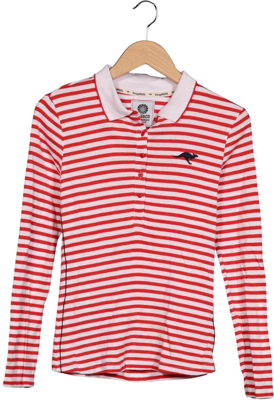 KangaROOS Damen Poloshirt, Mehrfarbig, Gr. EU 36, Baumwolle - Second Hand
