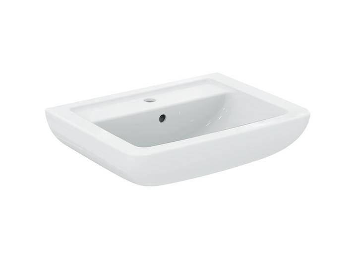 Eurovit lavabo 600x460x190 mm, un trou pour mitigeur, blanc (V302701)