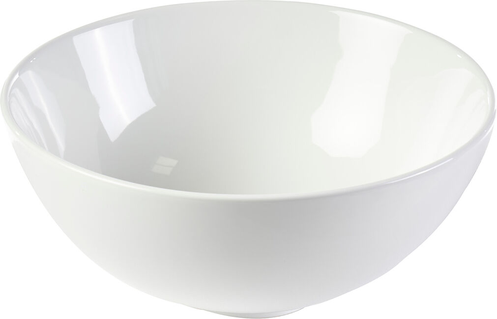 Miliboo Vasque ronde en céramique blanche D32 cm ZIA
