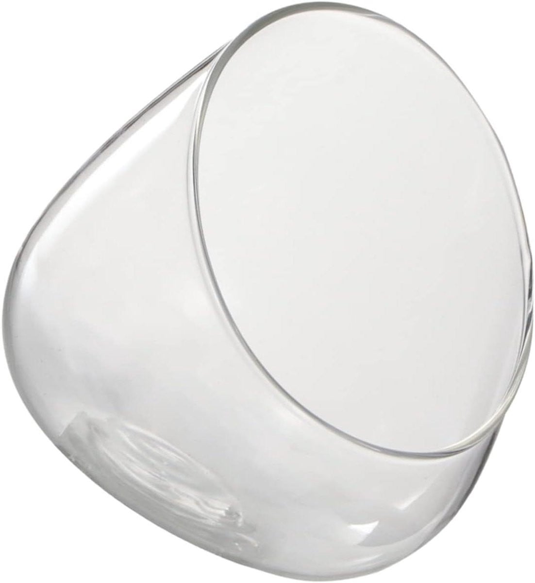 Glazen Terrarium Vaas Eco Fles Transparant - Hoogte: 16,5 cm